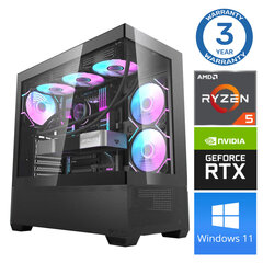 Intop Ryzen 5 7500F 16GB DDR5 1TB SSD M.2 NVME RTX4070 12GB WIN11 hind ja info | Lauaarvutid | hansapost.ee