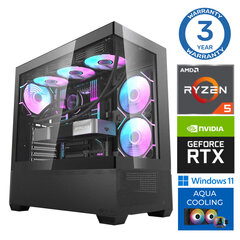 Intop Aqua Ryzen 5 7600X 32GB DDR5 1TB SSD M.2 NVME RTX4070 12GB WIN11 hind ja info | Lauaarvutid | hansapost.ee