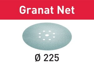 Шлифовальный материал на сетчатой основе Festool STF D225 P80 GR NET/25 Granat Net 203312 цена и информация | Шлифовальные машины | hansapost.ee