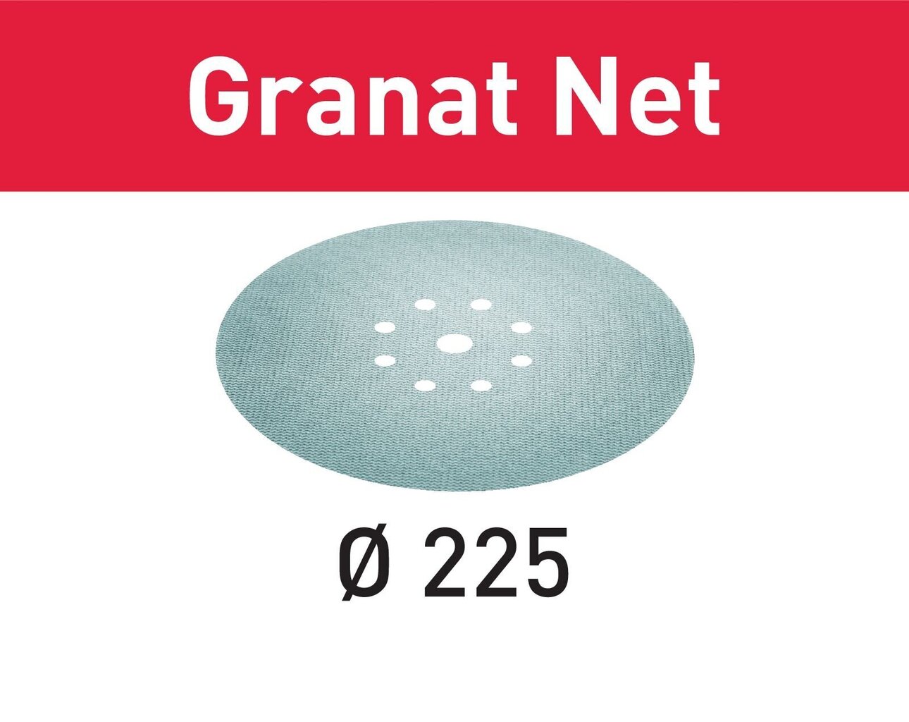 Festool Võrgustruktuuriga lihvketas Granat Net STF D225 P80 GR NET/25 203312 цена и информация | Lihvmasinad | hansapost.ee