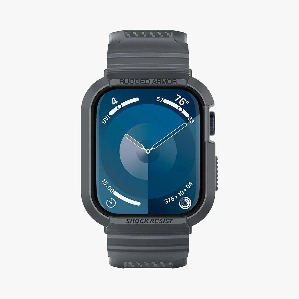 Spigen Rugged Armor Pro case Apple Watch 4 | 5 | 6 | 7 | 8 | 9 | SE Dark Gray hind ja info | Nutikellade aksessuaarid ja tarvikud | hansapost.ee