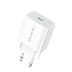 Riversong зарядное устройство PowerKub 20 1x USB-C 20 Вт белый AD75 цена и информация | Зарядные устройства для телефонов | hansapost.ee