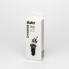„Bullet“ auto. įkroviklis USB 2,4A цена и информация | Зарядные устройства для телефонов | hansapost.ee