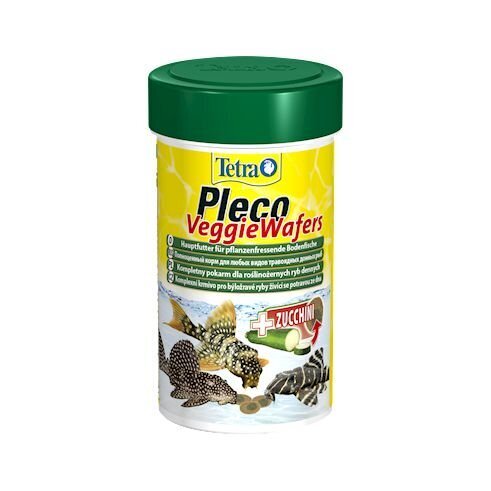 Kalatoit Tetra Pleco Veggie Wafers, 250 ml цена и информация | Kalade toit | hansapost.ee