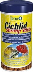 Toit kaladele Tetra Cichlid Shrimp Sticks, 250 ml hind ja info | Kalade toit | hansapost.ee