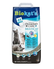 Сжимающийся наполнитель для кошек Biokat's Diamond Care Multicat fresh, 8 л цена и информация | Наполнитель для кошек | hansapost.ee