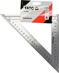 Käepidemega kolmnurkne mõõtur 270 mm YT-70781 hind ja info | Käsitööriistad | hansapost.ee