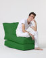 Kott-tool Siesta Sofa Bed Pouf, roheline hind ja info | Kott-toolid, tumbad, järid | hansapost.ee