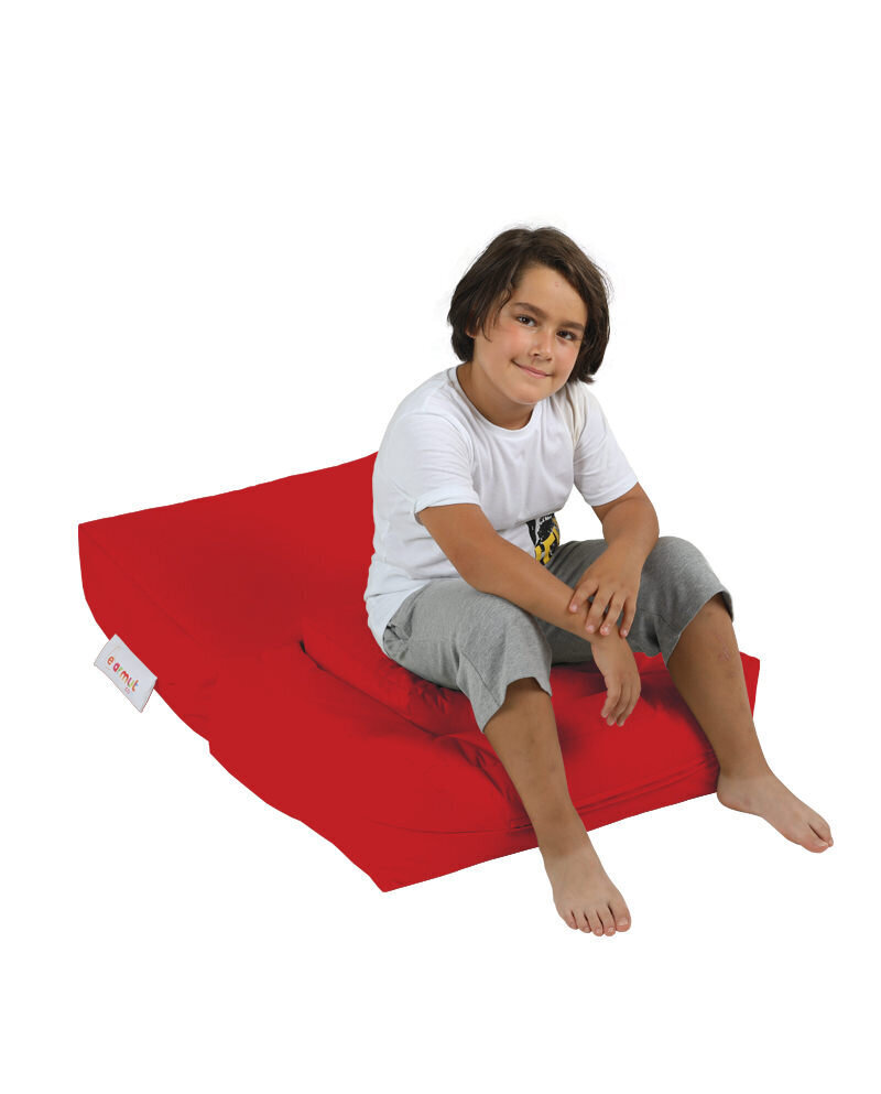 Kott-tool Kids Single Seat Pouffe, punane цена и информация | Kott-toolid, tumbad, järid | hansapost.ee