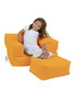 Kott-tool Kids Single Seat Pouffe, oranž hind ja info | Kott-toolid, tumbad, järid | hansapost.ee