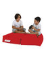 Kott-tool Kids Double Seat Pouf, punane hind ja info | Kott-toolid, tumbad, järid | hansapost.ee