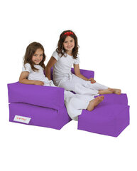 Kott-tool Kids Double Seat Pouf, lilla цена и информация | Кресла-мешки и пуфы | hansapost.ee