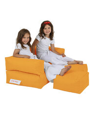Kott-tool Kids Double Seat Pouf, oranž hind ja info | Kott-toolid, tumbad, järid | hansapost.ee