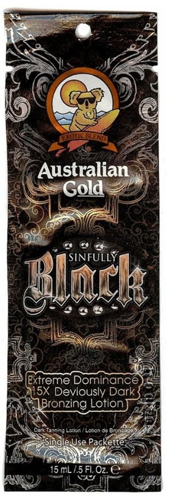 Päevituskreem Australian Gold Sinfully Black, 15 ml цена и информация | Solaariumikreemid | hansapost.ee