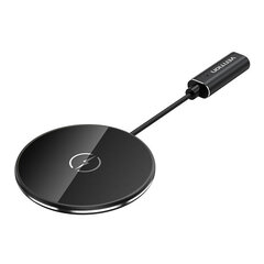 Magnetic Wireless Charger Vention FGABAG 15W, 50cm (Black) цена и информация | Зарядные устройства для телефонов | hansapost.ee