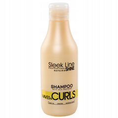 Šampoon Stapiz Sleek Line Waves Curls Shampoo, 300 ml цена и информация | Шампуни | hansapost.ee
