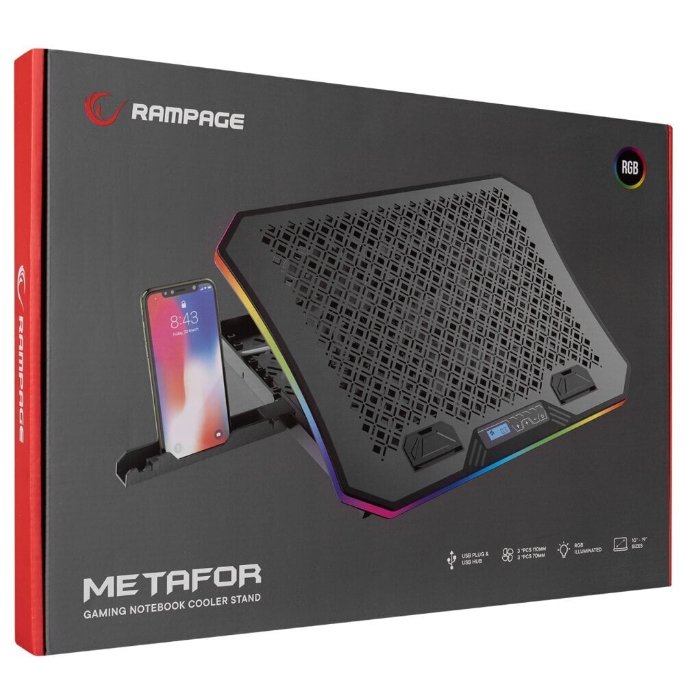 Rampage Metafor AD-RC34 RGB hind ja info | Sülearvuti tarvikud | hansapost.ee