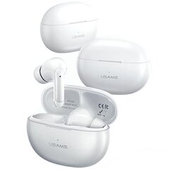 USAMS Słuchawki Bluetooth 5.3 TWS X-Don Series Dual mic ENC bezprzewodowe biały|white BHUXD02 (USAMS-XD18) цена и информация | Наушники | hansapost.ee
