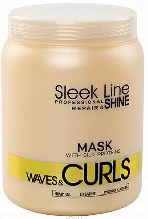 Stapiz Sleek Line Waves & Curl Mask, 1L hind ja info | Juuksemaskid, õlid ja seerumid | hansapost.ee