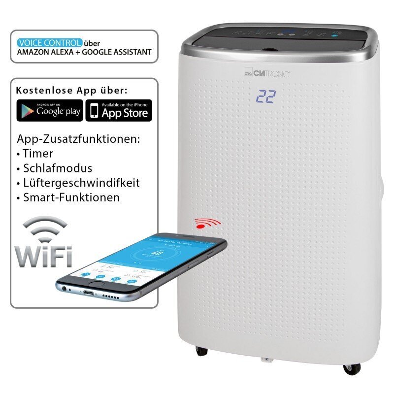 Mobiilne konditsioneer CLATRONIC CL 3750 WIFI, 3,5 kW цена и информация | Konditsioneerid, kliimaseadmed | hansapost.ee