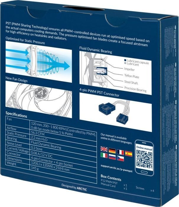 Arctic ACFAN00120A цена и информация | Arvuti ventilaatorid | hansapost.ee