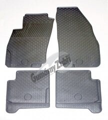 Коврики Fiat GRANDE PUNTO (2006-), LINEA (2006-), PUNTO EVO (2009-), 4 шт. цена и информация | Модельные резиновые коврики | hansapost.ee