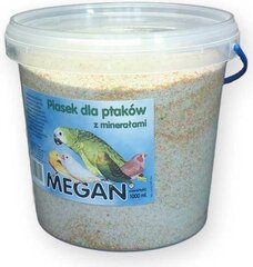 Песок для птиц Megan, 1 л/1500 г цена и информация | Pole täpsustatud Для грызунов | hansapost.ee