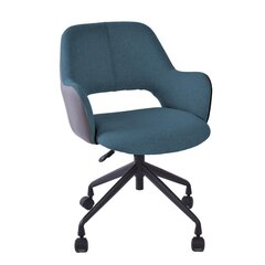 Task chair KENO with castors, blue/grey цена и информация | Офисные кресла | hansapost.ee