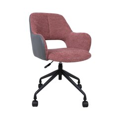 Task chair KENO with castors, dark pink/grey цена и информация | Офисные кресла | hansapost.ee