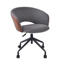 Task chair KARINA with castors, grey/light brown цена и информация | Офисные кресла | hansapost.ee