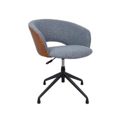 Task chair KARINA without castors, grey/light brown цена и информация | Офисные кресла | hansapost.ee