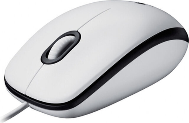 Logitech M100, valge hind ja info | Arvutihiired | hansapost.ee