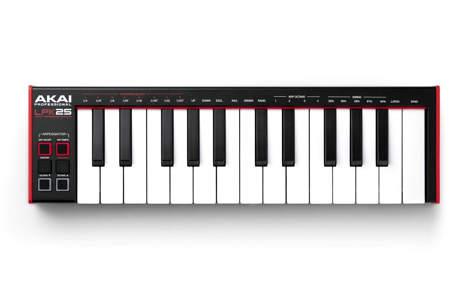 Akai LPK 25 MKII - USB/MIDI Mini juhtklaviatuur цена и информация | Klahvpillid | hansapost.ee