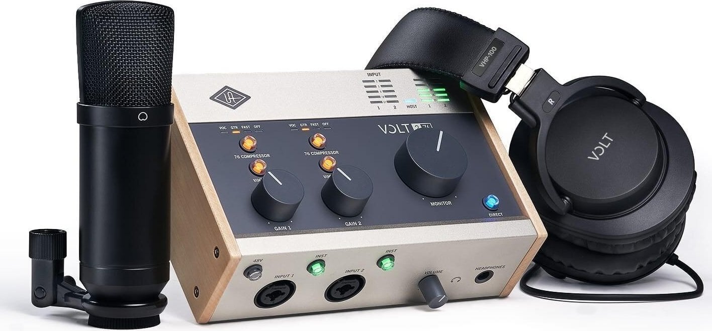 Universal Audio UA VOLT 276 Studio Pack - stuudiokomplekt цена и информация | Mikrofonid | hansapost.ee