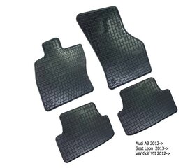 Резиновые коврики Volkswagen Golf VII 2012--> цена и информация | Модельные резиновые коврики | hansapost.ee
