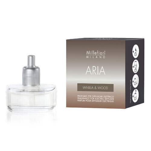 Lõhnastaja Aria täide Millefiori Milano Electric Refill Vanilla &amp; Wood, 20 ml цена и информация | Lõhnapulgad ja kodulõhnastajad | hansapost.ee