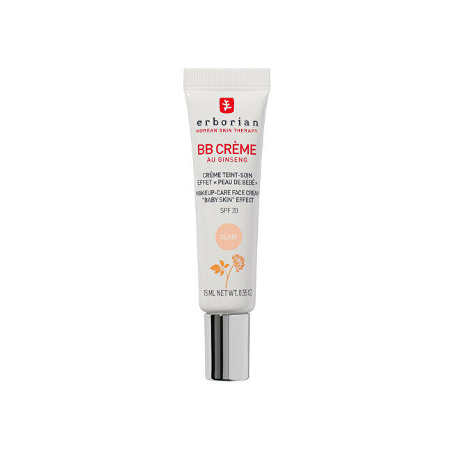 BB näokreem Erborian BB Cream with Ginseng Clair/Fair 2, 15 ml hind ja info | Näokreemid | hansapost.ee