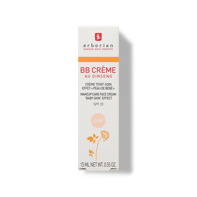 BB näokreem Erborian BB Cream with Ginseng Clair/Fair 2, 15 ml цена и информация | Näokreemid | hansapost.ee