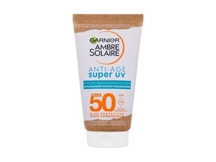 Защитный крем от солнца для лица Garnier Ambre Solaire Anti-Age Super UV SPF50, 50 мл цена и информация | Кремы от загара | hansapost.ee