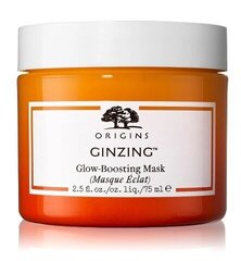 Осветляющая маска для лица Origins Ginzing Glow Boosting Mask, 75 мл цена и информация | Маски для лица, патчи для глаз | hansapost.ee