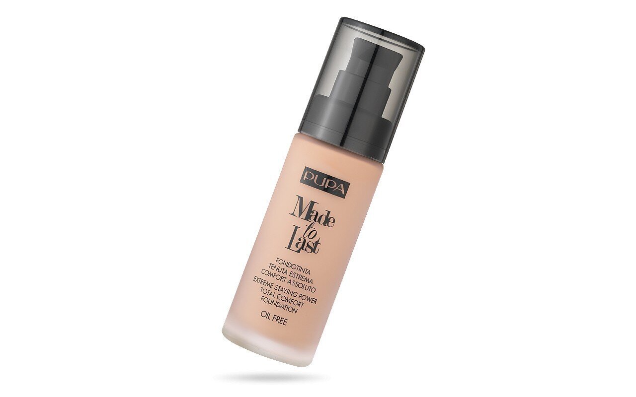 Jumestuskreem Pupa Made To Last Foundation SPF10 060 Golden Beige, 30 ml hind ja info | Jumestuskreemid ja puudrid | hansapost.ee