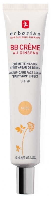 BB näokreem Erborian BB Cream with Ginseng SPF20 Nude, 40 ml hind ja info | Näokreemid | hansapost.ee