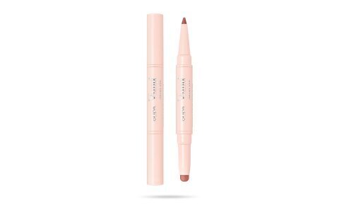 Huulepulk-pliiats Pupa Vamp! Creamy Duo Lip Pencil &amp; Shiny Lipstick 007 Peach Nude, 1 g цена и информация | Huulekosmeetika | hansapost.ee