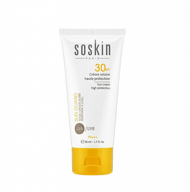 Näo päikesekreem Soskin High Protection Spf 30, 50 ml hind ja info | Päikesekaitse ja päevitusjärgsed kreemid | hansapost.ee