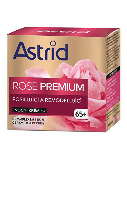 Öökreem küpsele nahale Astrid Rose Premium 65+, 50 ml цена и информация | Näokreemid | hansapost.ee