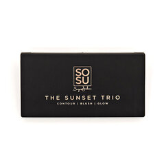 Lauvärvipalett Sosu The Sunset Trio, 6.78 g hind ja info | Lauvärvid, ripsmetušid ja silmapliiatsid | hansapost.ee