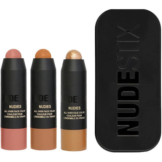 Näo kontuurimise komplekt Nudestix Soft &amp; Warm Nudes, 3x2,2 g цена и информация | Jumestuskreemid ja puudrid | hansapost.ee