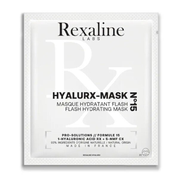 Niisutav näomask Rexaline Hyalurx Flash, 20 ml цена и информация | Näomaskid ja silmamaskid | hansapost.ee