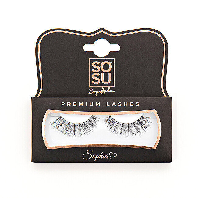 Kunstripsmed SoSu Premium Lashes Sophia цена и информация | Kunstripsmed, ripsmeliim ja ripsmekoolutajad | hansapost.ee