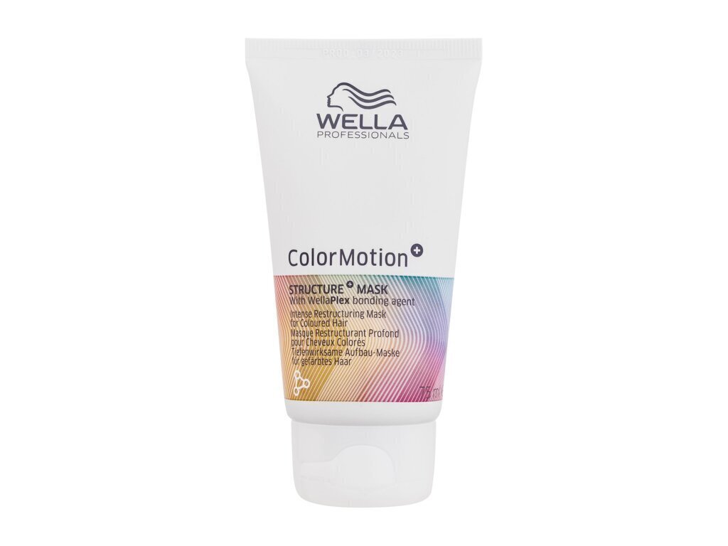 Taastav mask värvitud juustele Wella Professionals Color Motion, 75 ml hind ja info | Juuksemaskid, õlid ja seerumid | hansapost.ee